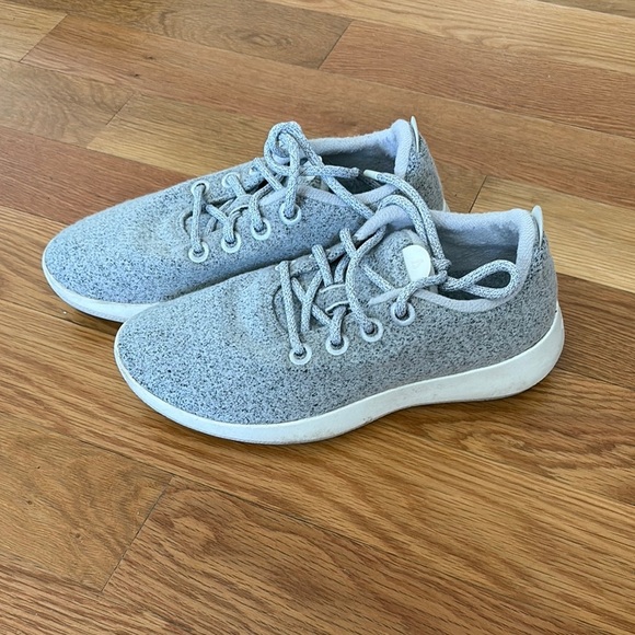 Women's Wool Runner Mizzles grey size 9 water repellent sneakers warm shoes - Picture 1 of 11